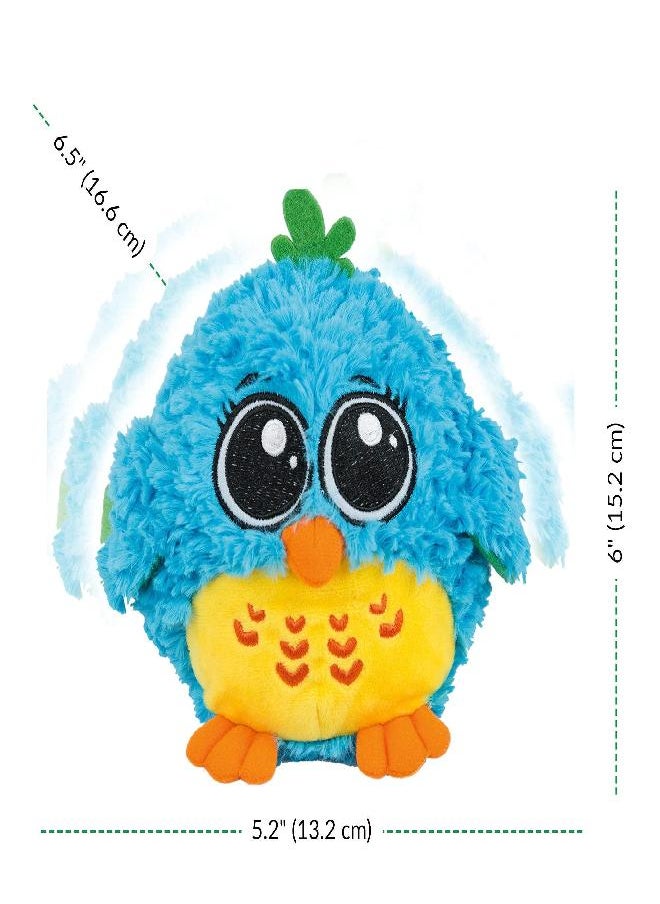 My Dancing and Singing Bird Mr. Blue - Musical Toys for Toddlers and Infants. Baby Singing Funny Owl Toy. Sound and Touch Activated Blue Bird Toy for Girls and Boys, Age 6 Months to 6 Years Old