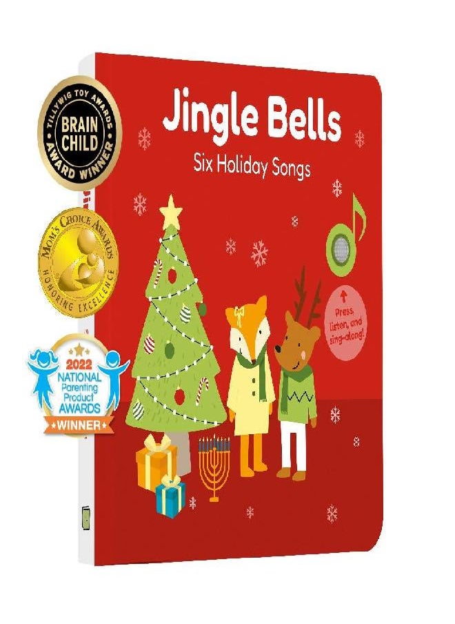 Cali's Books Jingle Bells Christmas Song Book for Babies and Toddlers - Christmas Books For Kids - Fun Musical Books for Toddlers 1-3 - Children's Christmas Books - 6 Christmas Songs With Lyrics