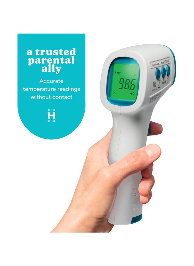 Non-Contact Infrared Forehead Thermometer, Clinically Proven Fast Accurate Results, High-Fever Alert with 4-in-1 Readings