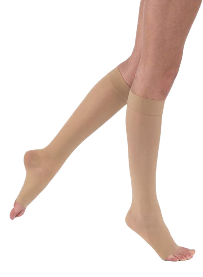 Knee High Open Toe Compression Socks