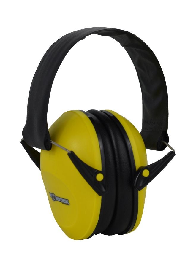 Folding Earmuff Noise Safety Hearing Protection Yellow/Black