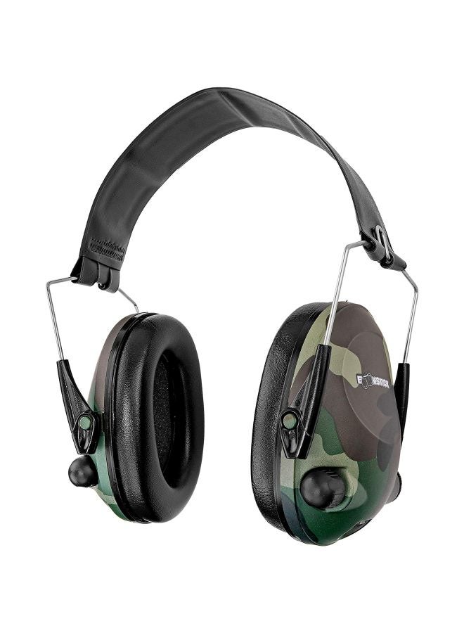 Noise Cancelling Safety Ear Muffs Black/Brown/Green