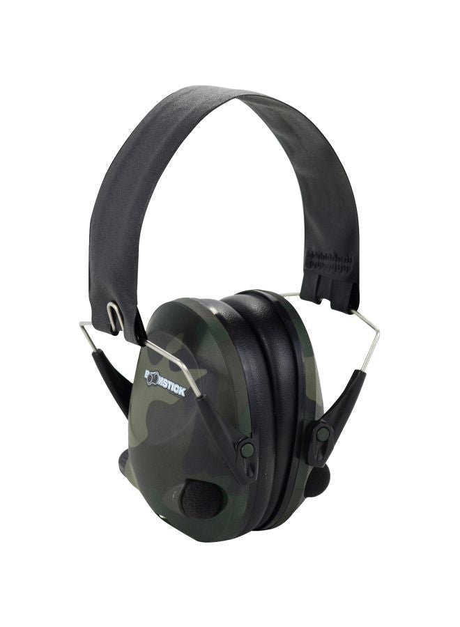 Noise Cancelling Safety Ear Muffs Black/Brown/Green