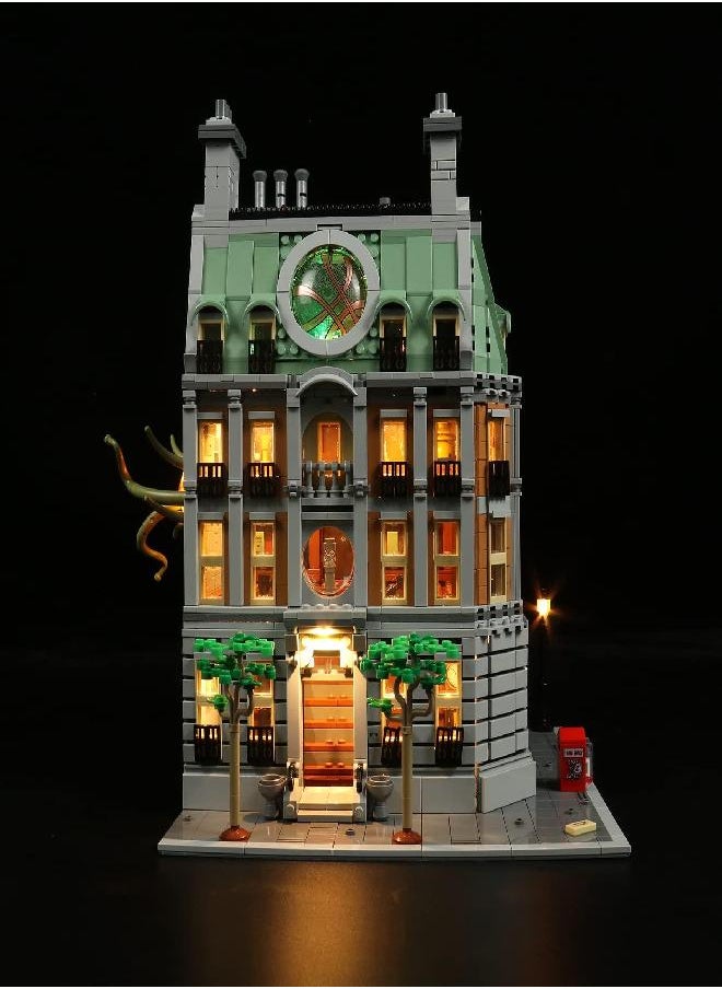 VONADO Led Light Kit for Lego Sanctum Sanctorum 76218 Modular Building Set(No Model),Decoration Lighting Kit Compatible with Lego 76218 Bricks, Creative DIY Light Kit (Standard Edition)