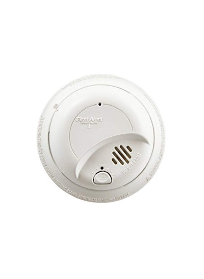 Hand Wired Smoke Detector Alarm White 5.6x5.6x2.2inch