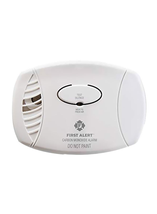 Carbon Monoxide Detector Alarm White 3.4x1.4x5inch