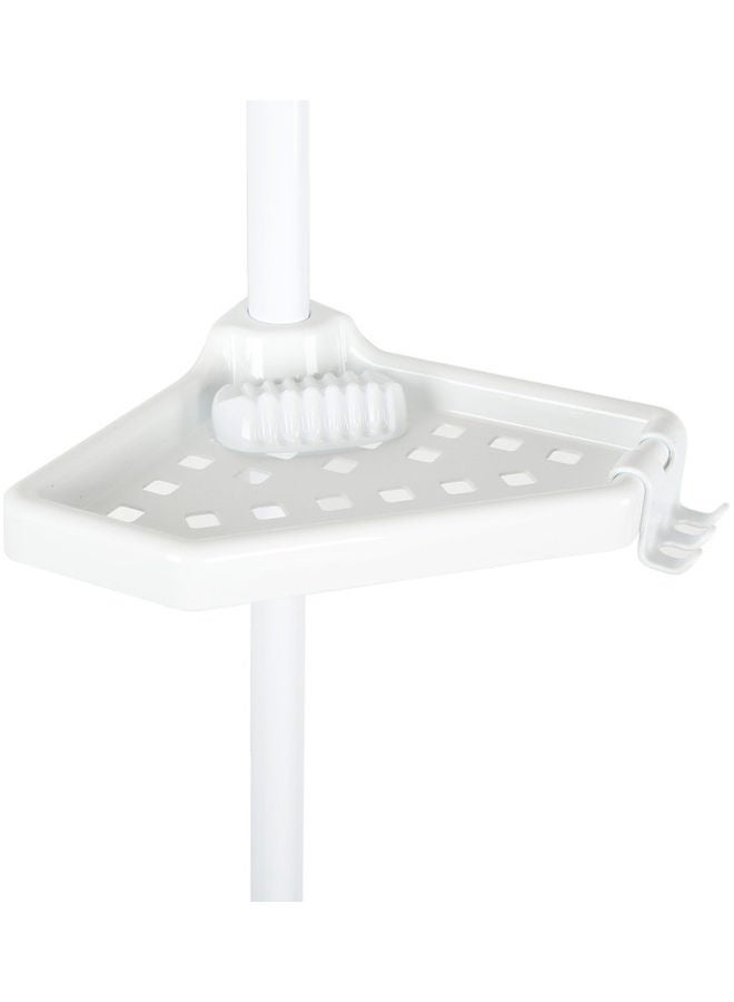 Bath Corner Shelf White 24.5x260cm