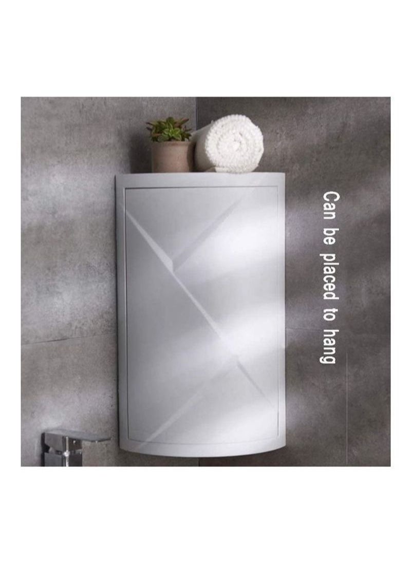 360 Degree Bathroom Swivel Corner Shelf