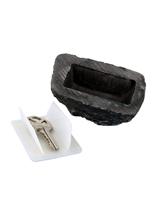 Hide Spare Key Fake Rock Black