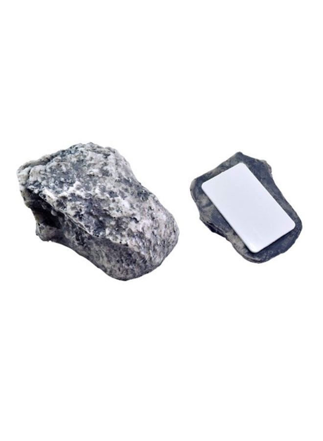 Hide Spare Key Fake Rock Black