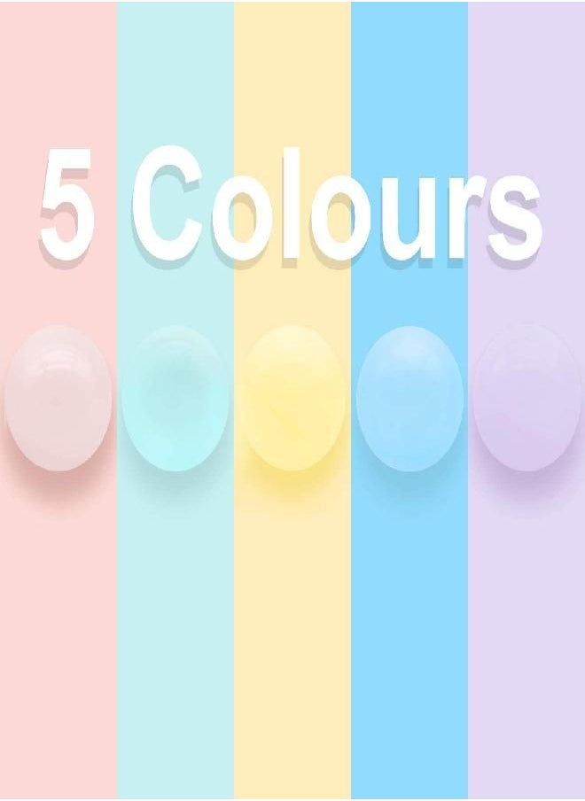 TRENDBOX Ball Pit Balls 100 - Macaron Colors Pit Balls Non-Toxic Free BPA Soft Plastic Balls for Ball Pit Play Tent Baby Playhouse Pool Birthday Party Decoration (A-5 Macaron Colors)