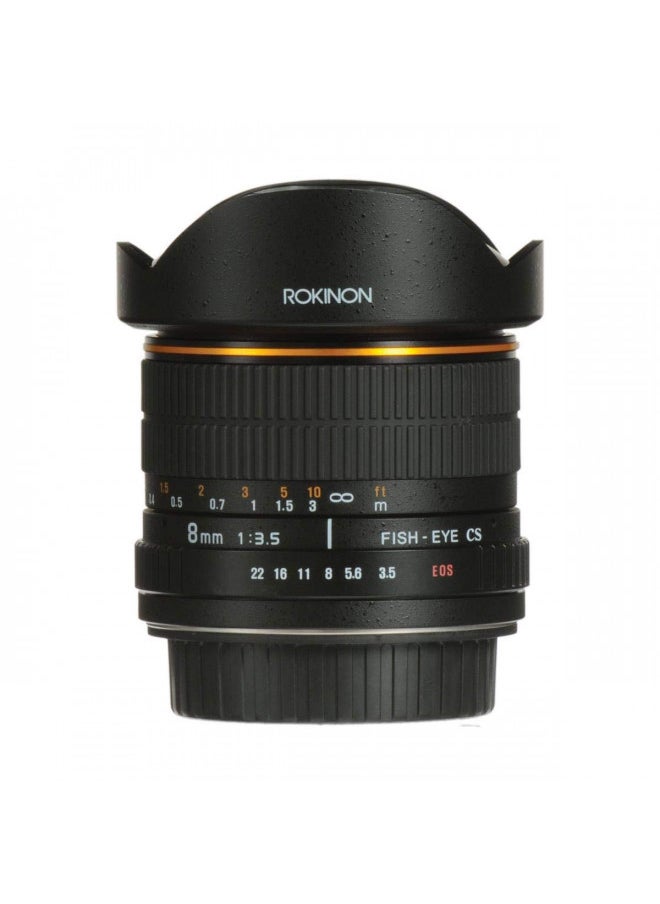 Rokinon FE8M-N 8mm F3.5 Fisheye Fixed Lens for Nikon (Black)