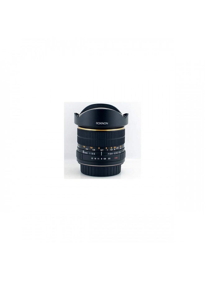 Rokinon FE8M-N 8mm F3.5 Fisheye Fixed Lens for Nikon (Black)