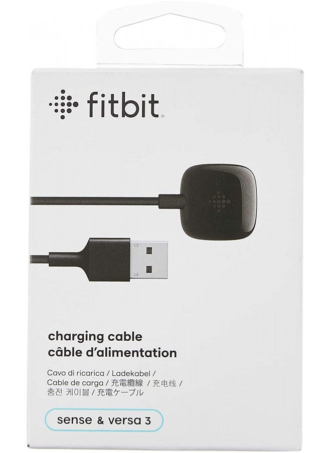 Fitbit Sense and Versa 3 Charging Cable for Smart Watch, Official Product