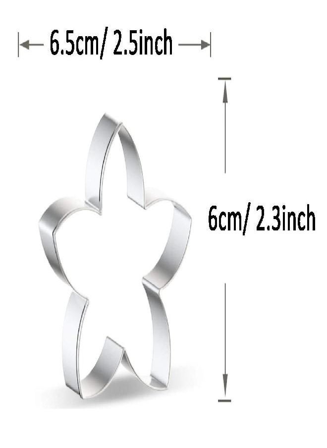 WJSYSHOP Frangipani Flower Cookie Cutter - A