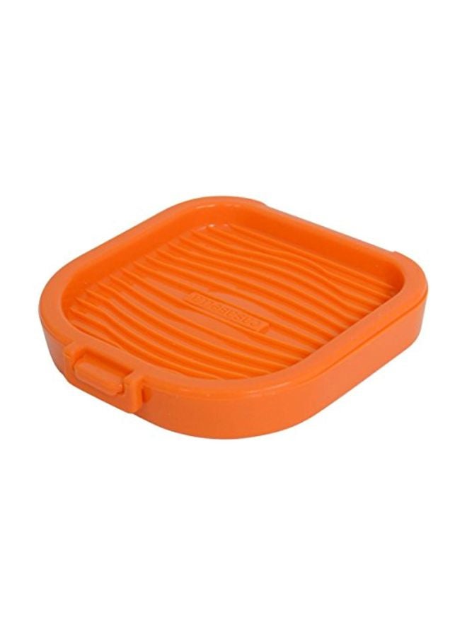 Silicone Microegg Cooker Orange 4.5x4.5.0.75inch