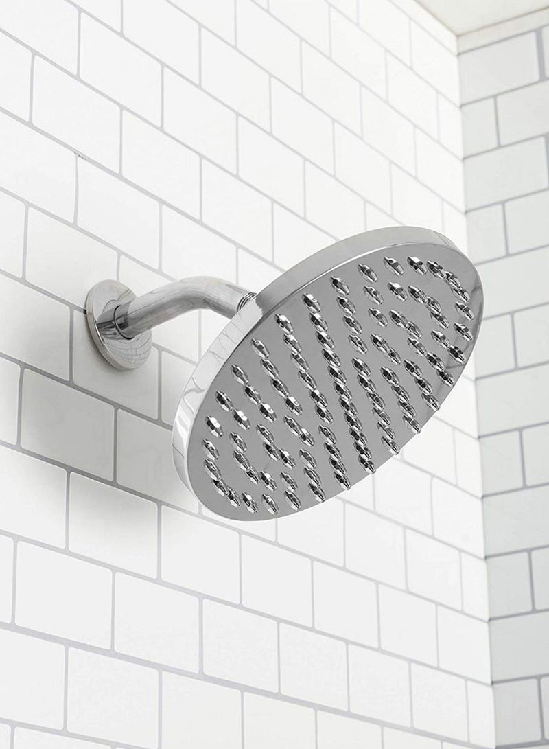 Rainfall Shower Head Silver