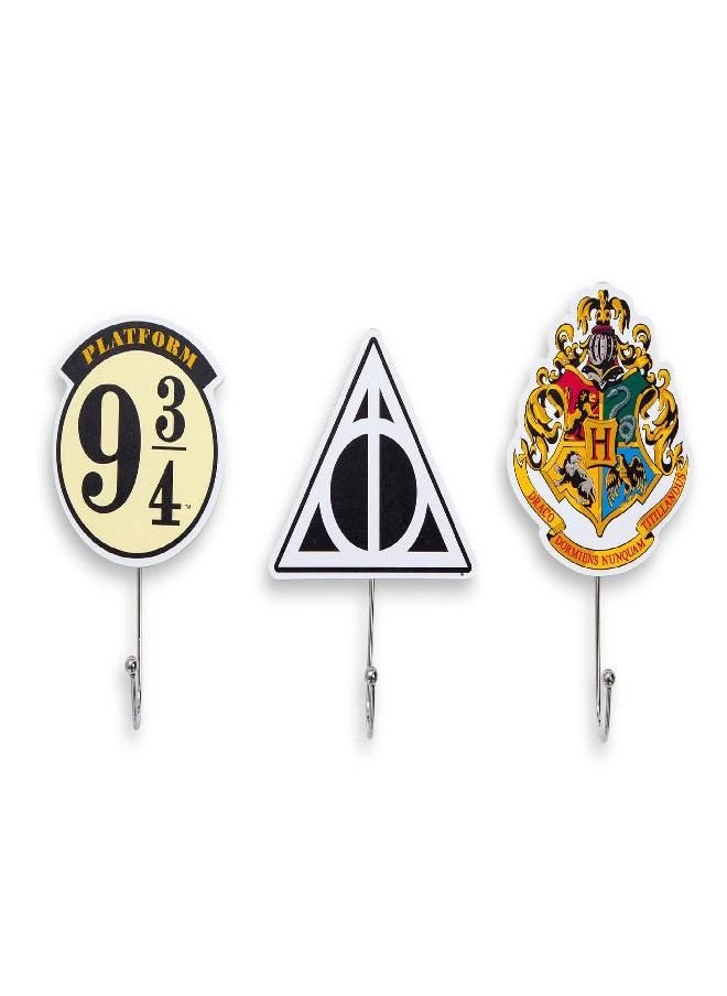 Harry Potter Icons Die-Cut Wall Hooks | Set of 3