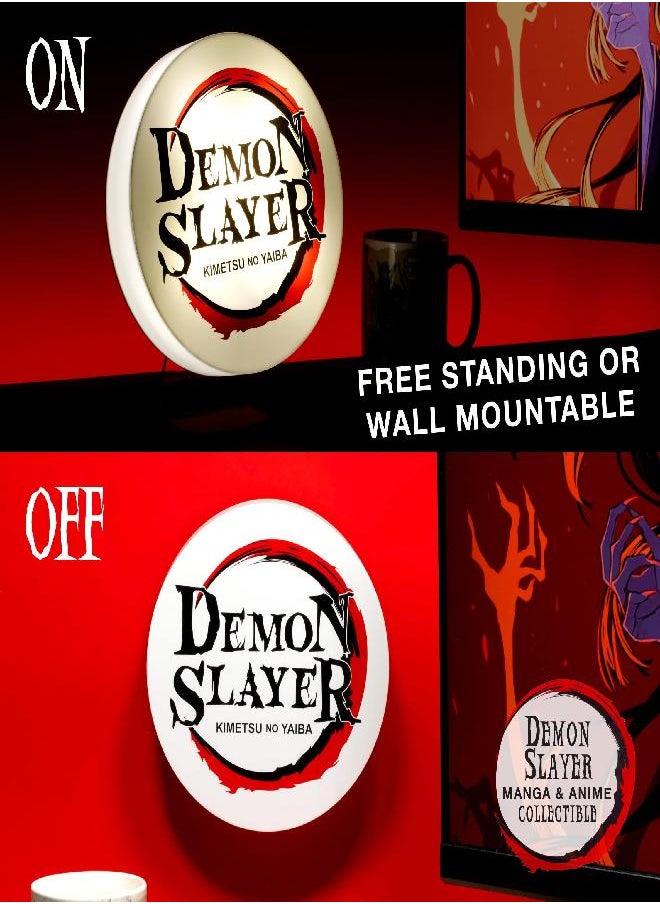 Demon Slayer Logo Light, Free Standing or Wall Mount Decorative Light