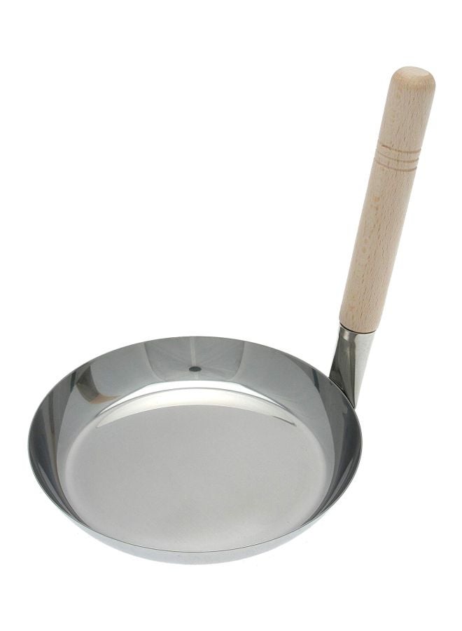 Stainless Steel Donburi Pan Silver/Beige 6.5inch