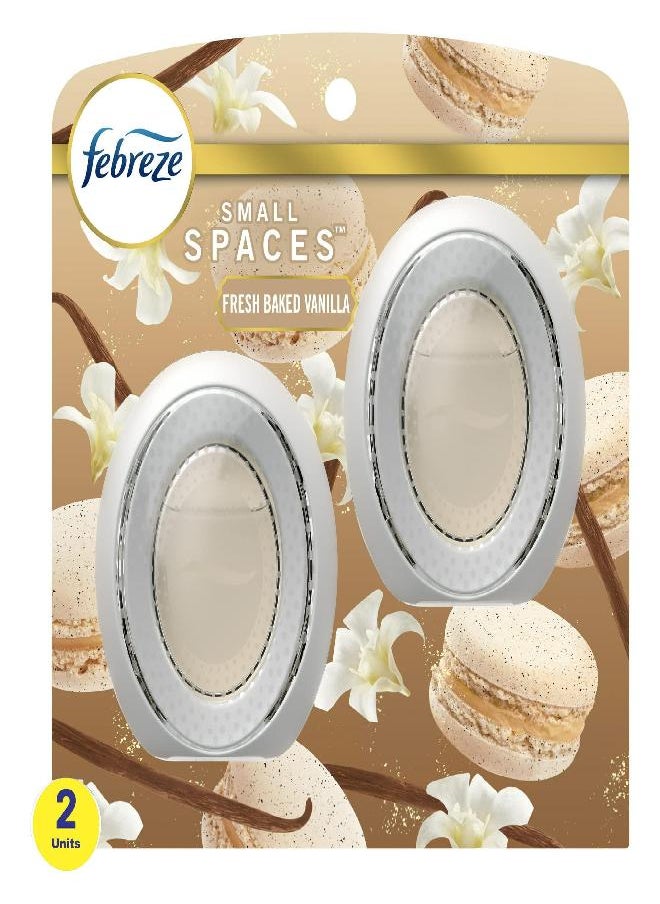 Febreze Small Spaces Holiday Air Freshener Fresh Baked Vanilla Scent.25 fl. oz each, Pack of 2