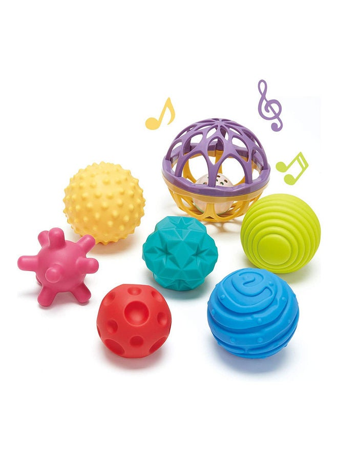 7-Piece Hand Catching Sensory Balls Rattle