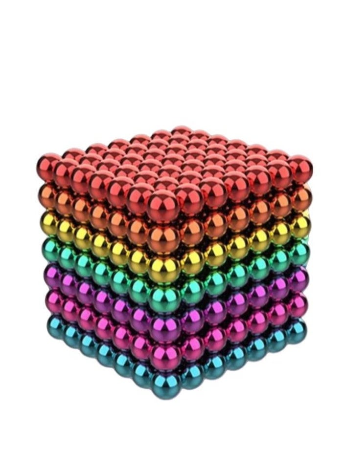 343 Pieces Buckyballs Educational Toys,Educative Building Block (7 Colors,Diameter 5mm)