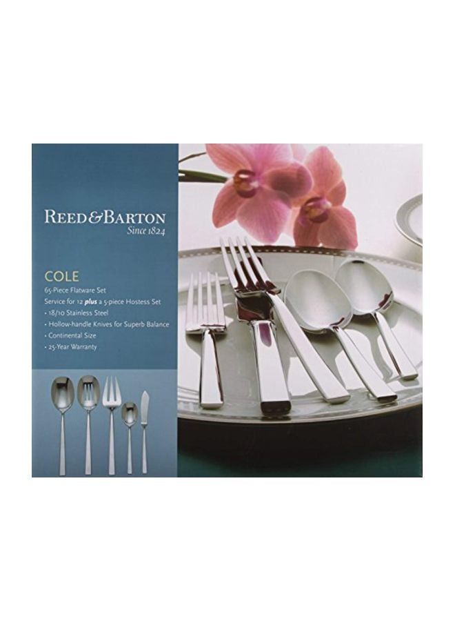 65-Piece Spoon Set Silver