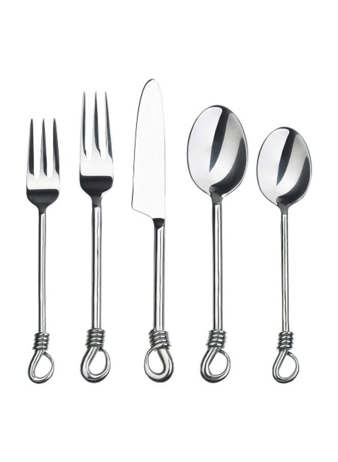 20-Piece Flatware Set Silver