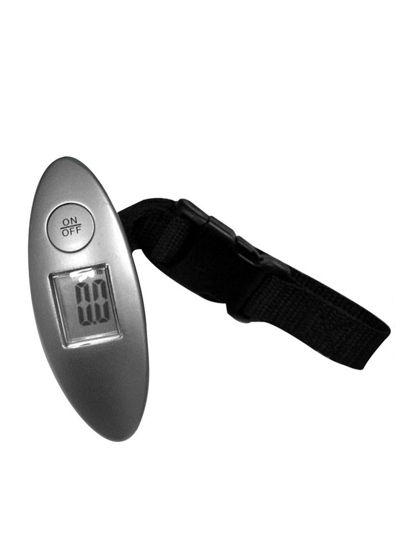 Silver Ribbon Lcd Display Portable Pocket Digital Luggage Scale, Handheld Weight Scale, Mini Electronic Scale