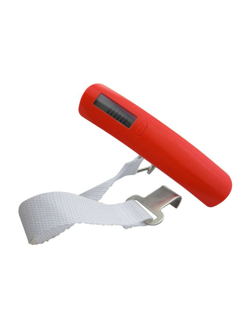 Red Ribbon Lcd Display Portable Digital Luggage Scale, Handheld Weight Scale, Mini Electronic Scale