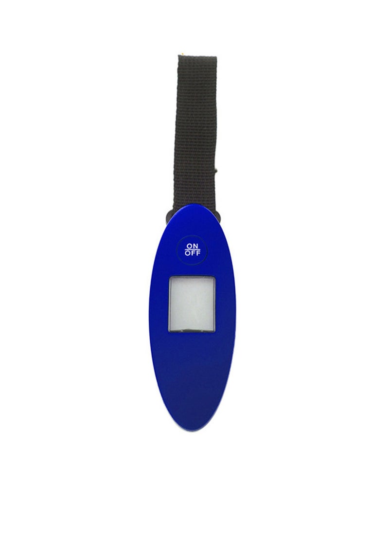 Dark Blue Ribbon Lcd Display Portable Pocket Digital Luggage Scale, Handheld Weight Scale, Mini Electronic Scale