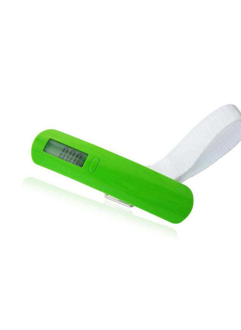 Green Ribbon Lcd Display Portable Digital Luggage Scale, Handheld Weight Scale, Mini Electronic Scale