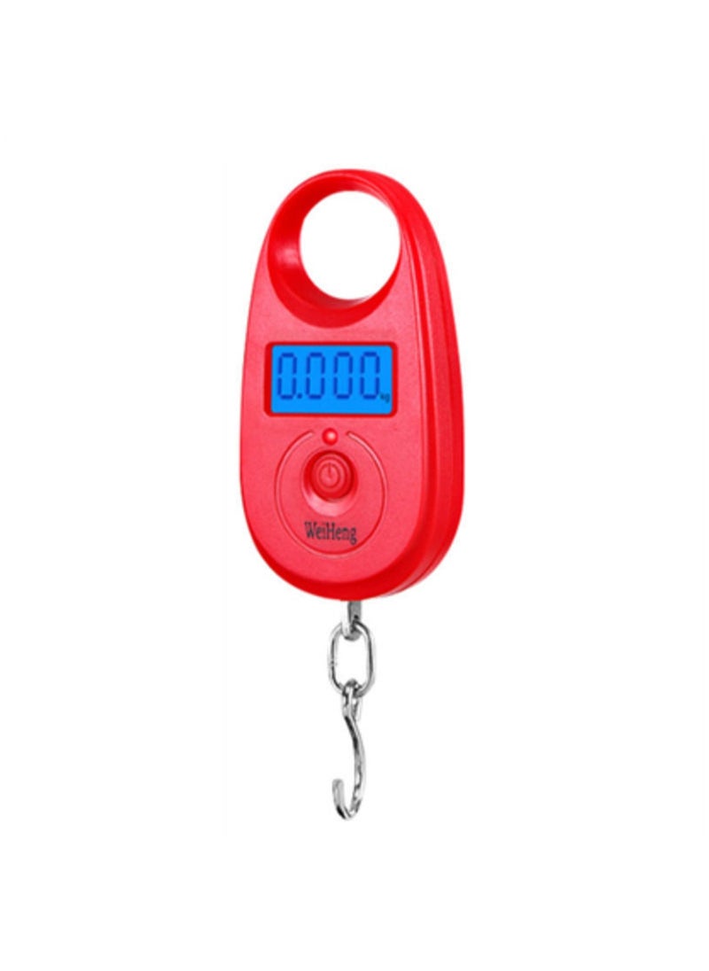 Red Hook Lcd Display Portable Pocket Digital Luggage Scale, Mini Electronic Scale 25kg