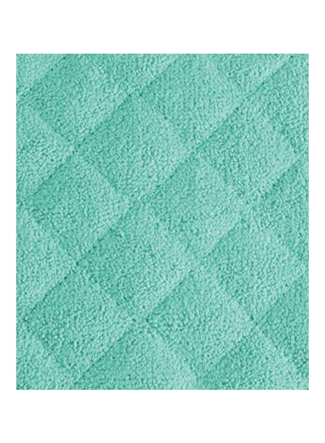 3-Piece Pot Holders Set Aqua/Grey 7 x 7 x 0.2inch