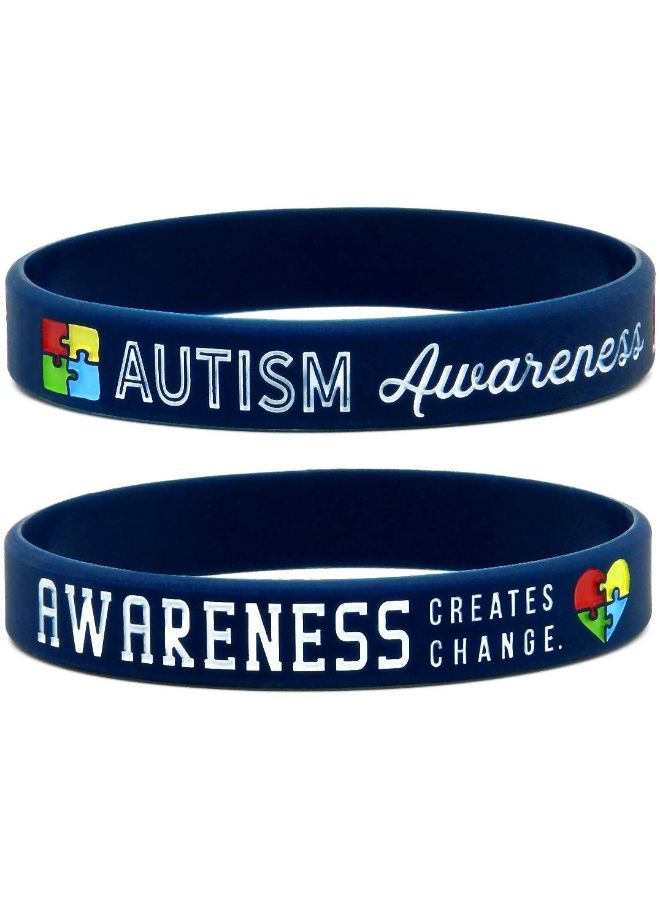 12-Piece Autism Awareness Bracelet