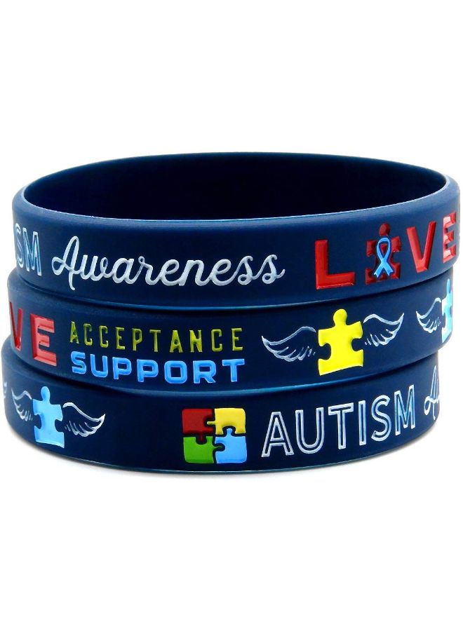 12-Piece Autism Awareness Bracelet