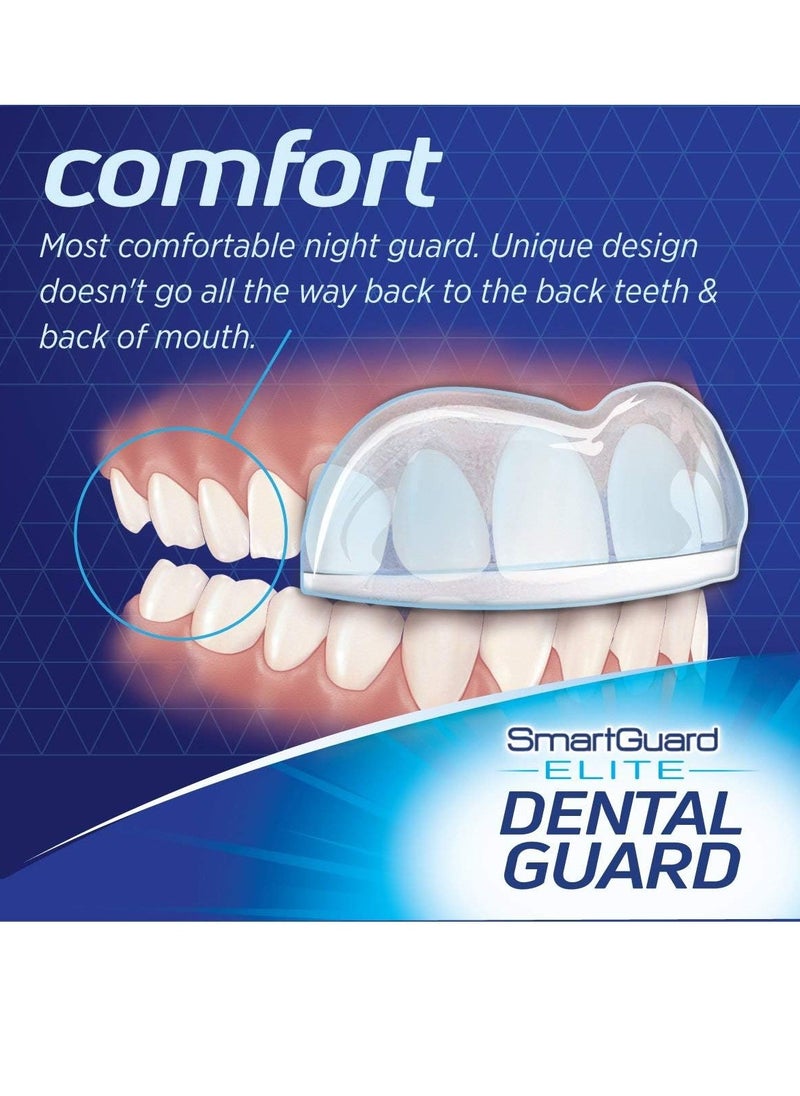 SmartGuard Elite Improved Night Guard for Teeth Grinding (Bruxism) – TMJ DDS Designed Dental Bite Splint Appliance for Relief of Symptoms of Clenching (May Include Jaw Pain). 100% Guarantee