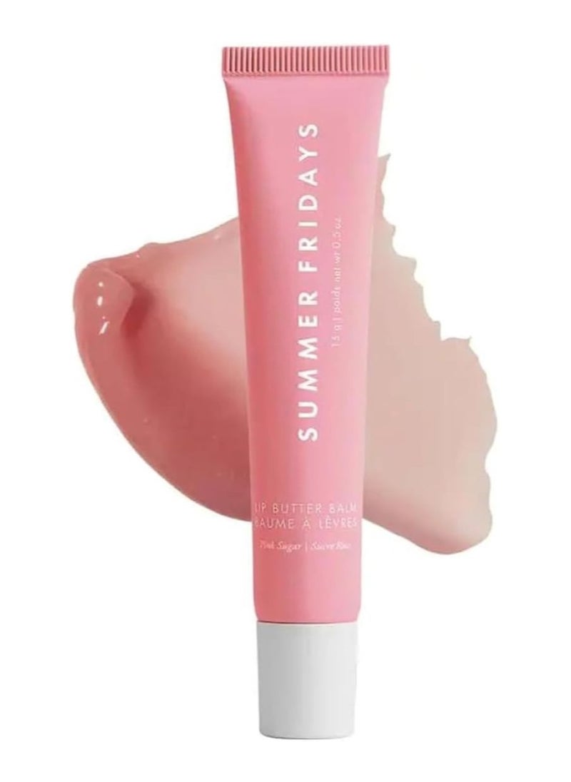 SUMMER FRIDAYS Lip Butter Balm - Hydrating & Shiny Lip Treatment, Poppy 15g