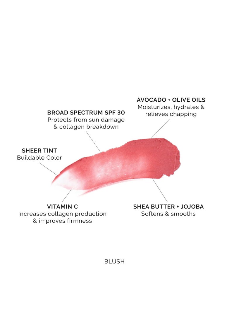 MDSolarSciences Tinted Lip Balm SPF 30, Sheer Hydrating Lip Sunscreen –Vegan, Gluten Free Lip with Naturally Moisturizing Shea Butter and Avocado Oil