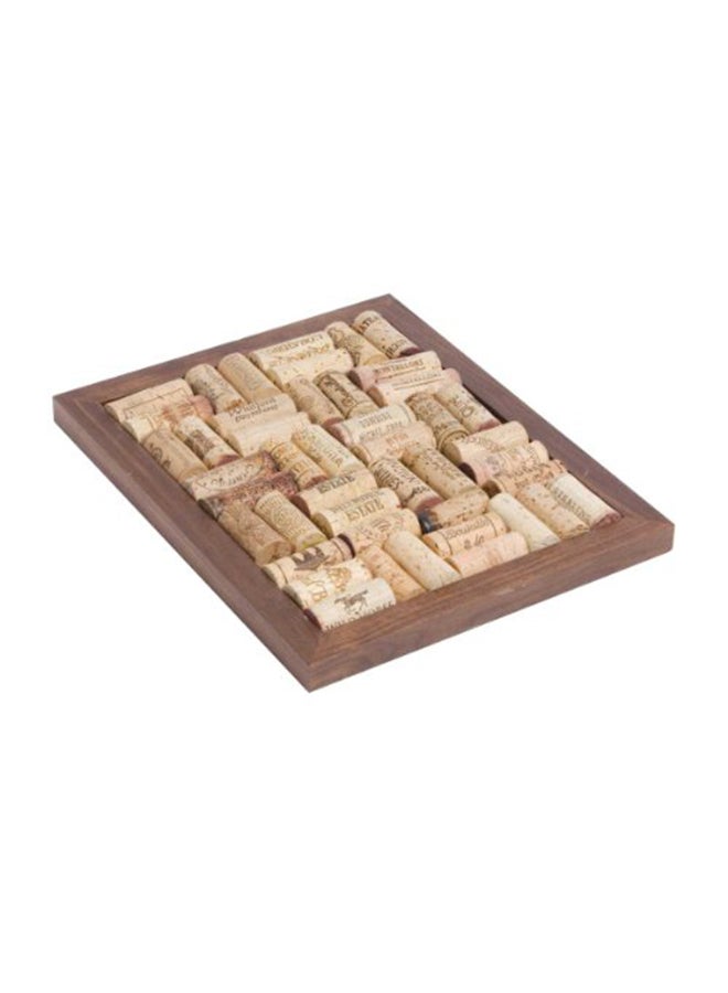 Corkboard Trivet Kit Brown/Beige