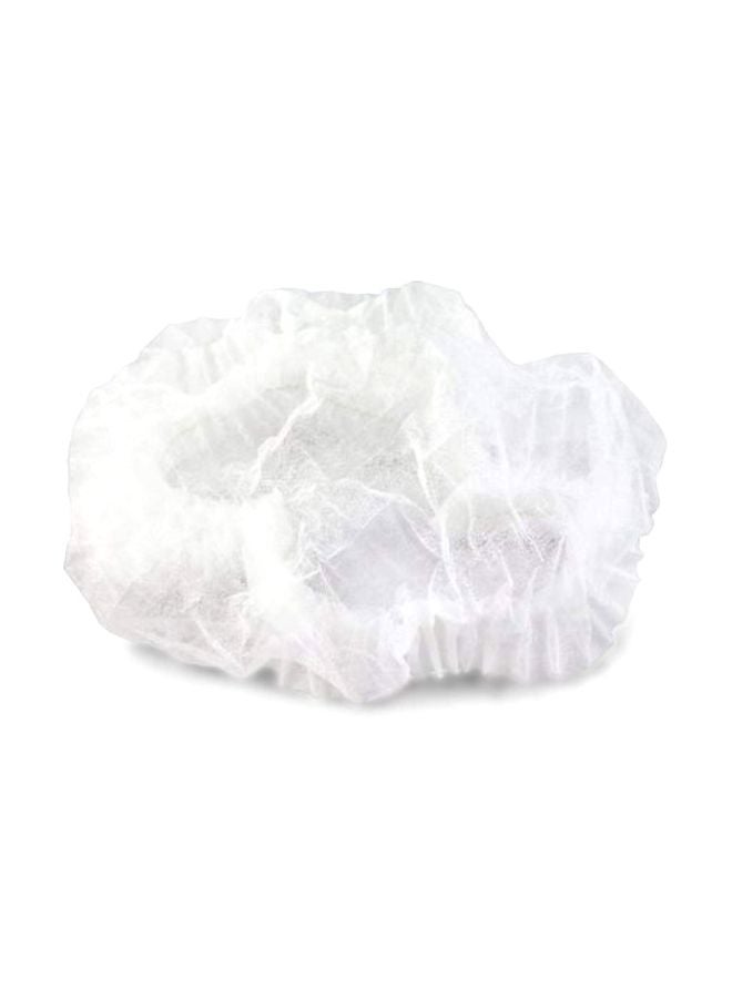 Disposable Non Woven Chef Mop Hat White