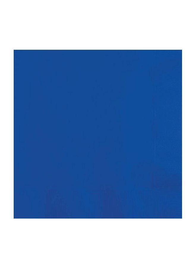 25-Piece Paper Dinner Napkins Cobalt 8.75x8.75inch