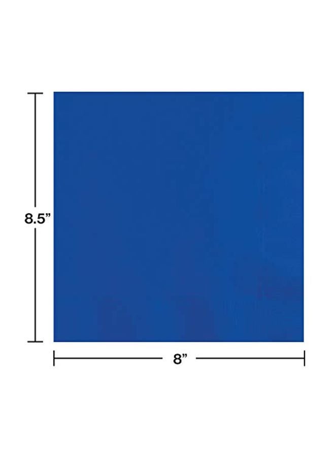 25-Piece Paper Dinner Napkins Cobalt 8.75x8.75inch