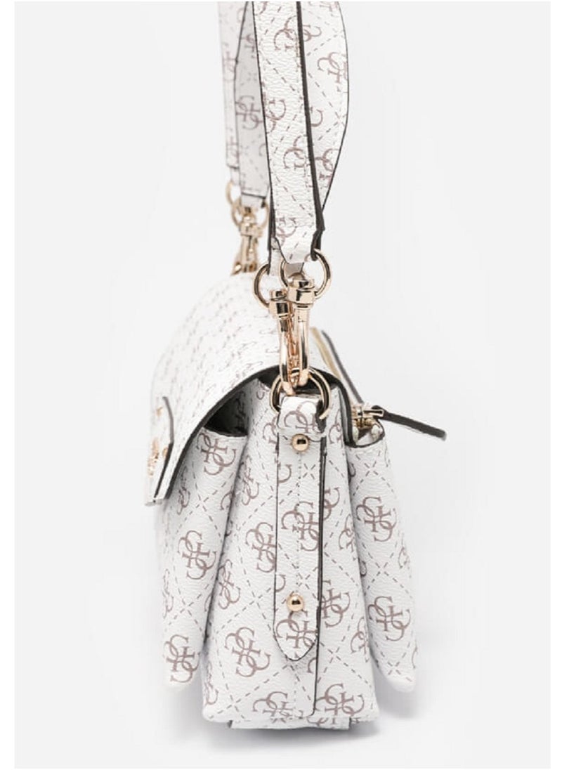 GUESS Eco Brenton Flap Shoulder Bag - A cool cross body bag with flair