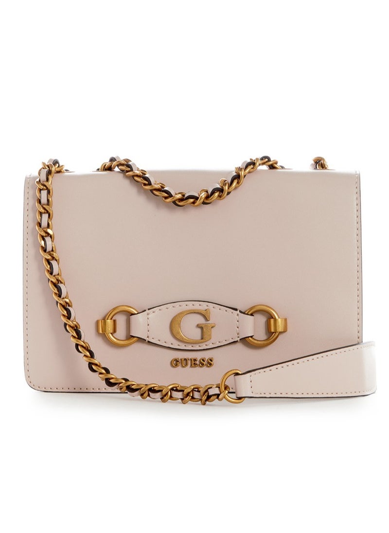 GUESS Izzy Convertible Crossbody Flap, Dove Logo