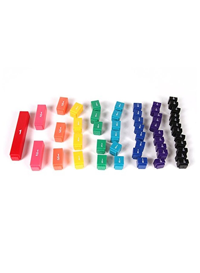 51-Piece Fraction Tower Linking Cube Set 5261