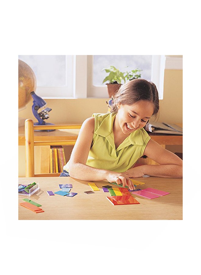 51-Piece Deluxe Rainbow Fraction Squares