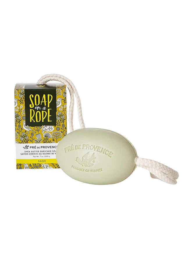 Soap On A Rope Green 200grams