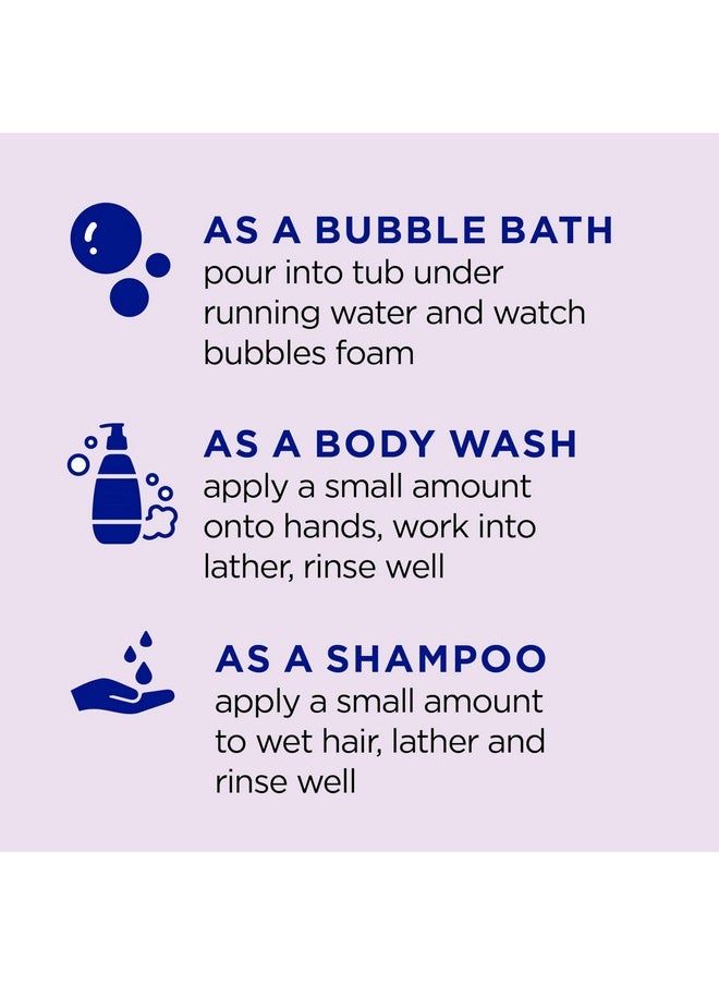 Kids 3-In-1 Sleep Bath: Bubble Bath, Body Wash & Shampoo With Melatonin & Essential Oil, 20 Fl Oz (Pack Of 3)